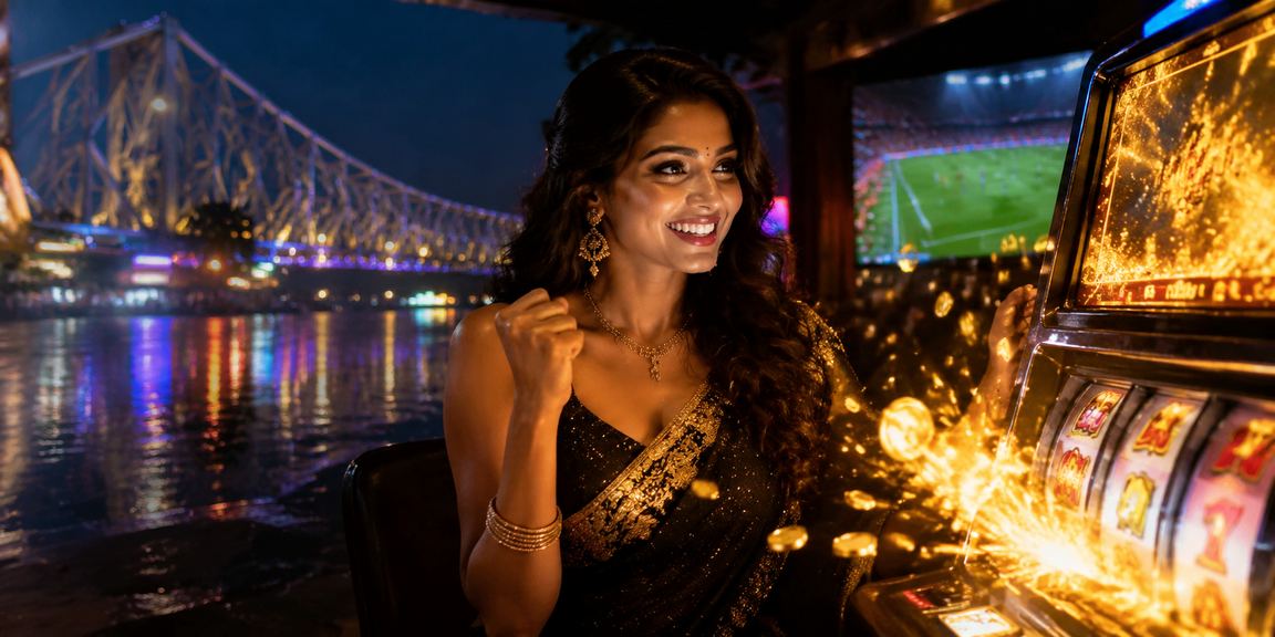Night market in Kolkata representing entertainment